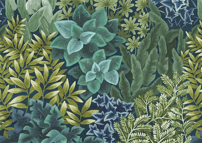 Garden Wall, Siren - Motorised Roman Blind - Image 7